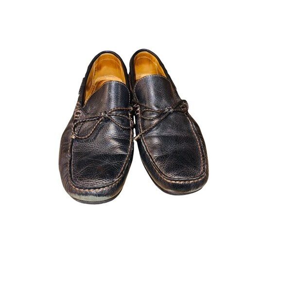 Marc Joseph New York Navy Leather Loafers Mens 12 Slip-On Driving Shoes Preppy main image 8